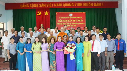 Hội nghị lần thứ nhất Ủy ban Mặt trận Tổ quốc Việt Nam phường Quy Nhơn Bắc